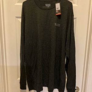 New Mens 511 long sleeve tshirt xxl black with tags